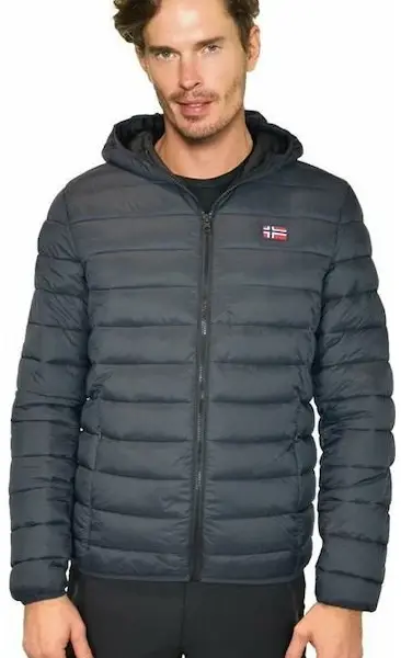 Norway 1963 - Ανδρικό Χειμωνιάτικο Μπουφάν 119150-BLACK Puffer Μαύρο