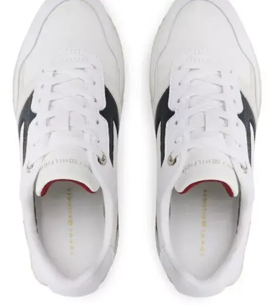 Tommy Hilfiger Th Runner Γυναικεία Sneakers FW0FW06947-0K9 Λευκό FW0FW06947-0K9