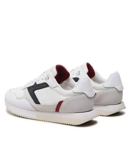 Tommy Hilfiger Th Runner Γυναικεία Sneakers FW0FW06947-0K9 Λευκό FW0FW06947-0K9