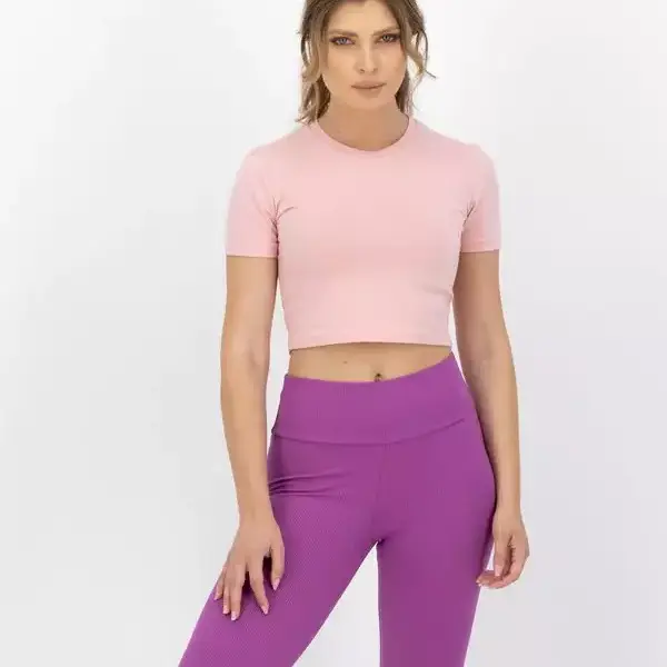 Kings & Clowns - Γυναικείο T-shirt Regular Fit Ροζ