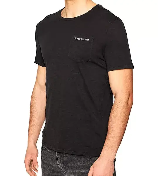 Guess Jeans - Ανδρικό T-shirt M1GI97K6XN1-JBLK Μαύρο