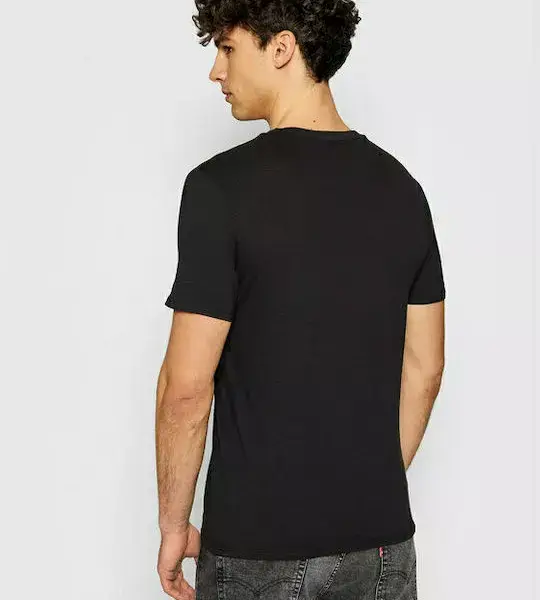 Guess Jeans - Ανδρικό T-shirt M1GI97K6XN1-JBLK Μαύρο M1GI97K6XN1-JBLK