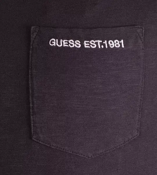 Guess Jeans - Ανδρικό T-shirt M1GI97K6XN1-JBLK Μαύρο M1GI97K6XN1-JBLK