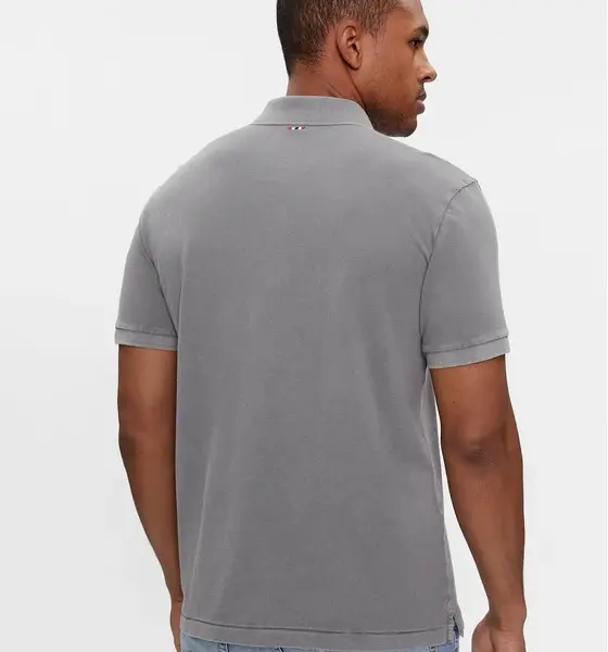 Napapijri - Elbas Ανδρική Μπλούζα Κοντομάνικη Polo NP0A4GDL-H58 Γκρι