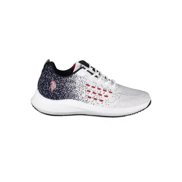 U.S. Polo Assn. - Ανδρικά Sneakers SPEEDY001M3T1-WHI-BLU01 Λευκό