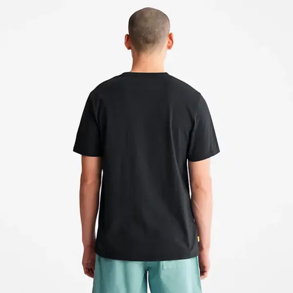 Timberland - Ανδρικό T-shirt με Λογότυπο TB0A2BRN-001 Μαύρο