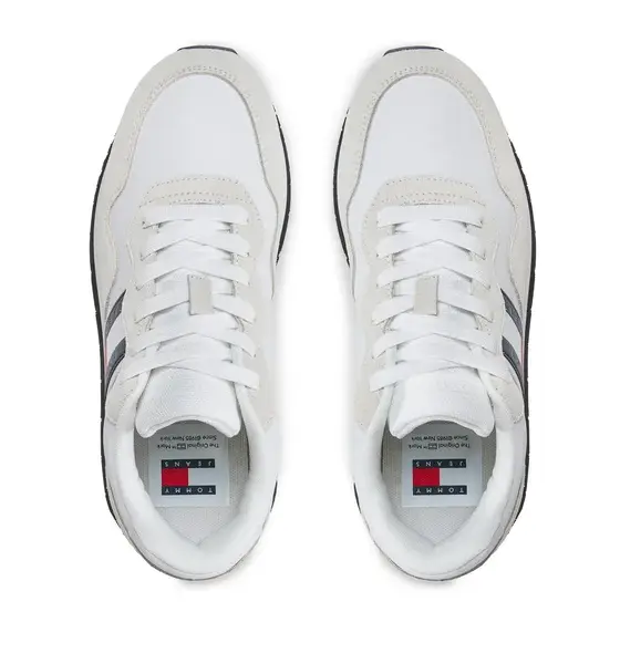 Tommy Hilfiger - Γυναικεία Sneakers Tjw Eva Runner Mat Mix Ess EN0EN02510-YBS Λευκό