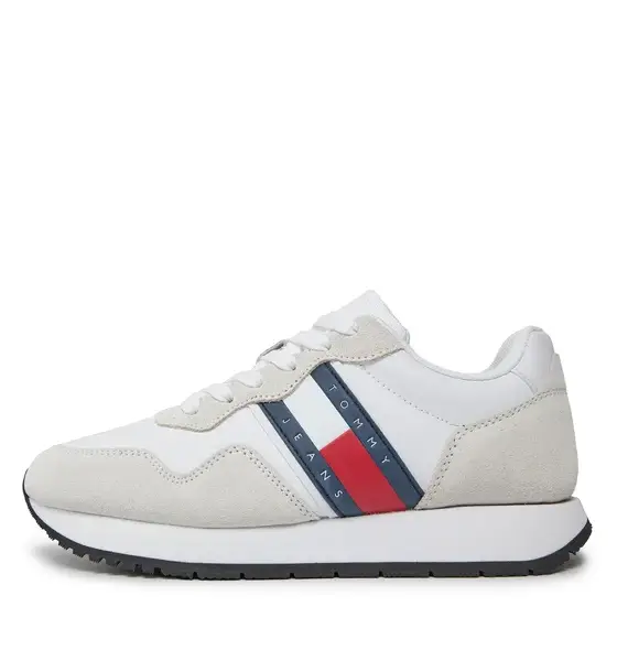 Tommy Hilfiger - Γυναικεία Sneakers Tjw Eva Runner Mat Mix Ess EN0EN02510-YBS Λευκό EN0EN02510-YBS