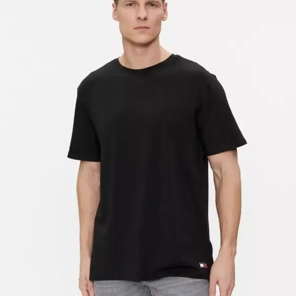 Tommy Hilfiger - Ανδρικές Φανέλες Κοντομάνικες 2Pack UM0UM03157-0R9 Μαύρο