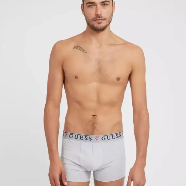 Guess - Ανδρικά Μποξεράκια 3Pack U97G01K6YW1-F017 Μαύρο/Γκρι/Λευκό U97G01K6YW1-F017