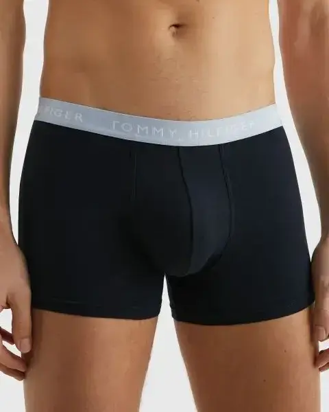 Tommy Hilfiger - Ανδρικά Μποξεράκια 3Pack UM0UM02324-0W4 Μαύρο UM0UM02324-0W4