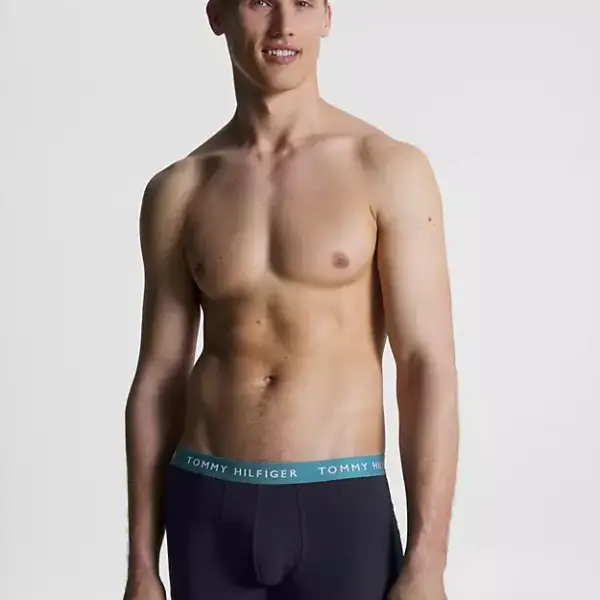 Tommy Hilfiger - Ανδρικά Μποξεράκια 3Pack UM0UM02324-0XX Μπλε UM0UM02324-0XX