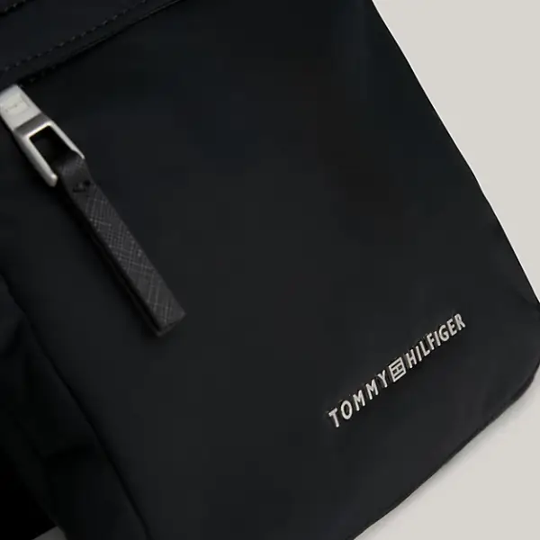 Tommy Hilfiger - Th Signature Ανδρική Τσάντα Ώμου / Χιαστί AM0AM12216-BDS Μαύρο
