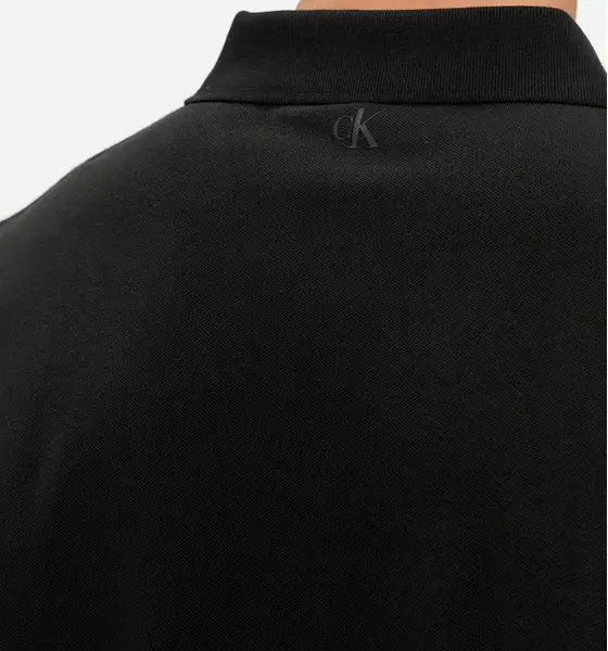 Calvin Klein - Ανδρική Μπλούζα Κοντομάνικη Polo Institutional Regular Fit J30J325495-BEH μαύρο