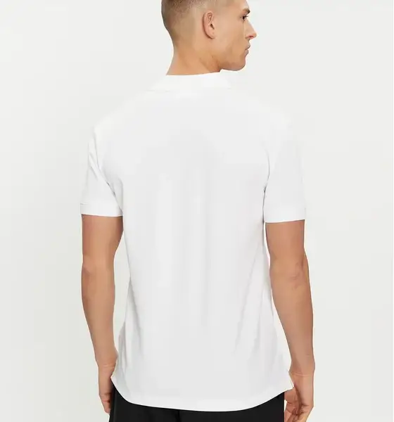 Calvin Klein - Ανδρική Μπλούζα Κοντομάνικη Polo Institutional Regular Fit J30J325495-YAF Λευκό