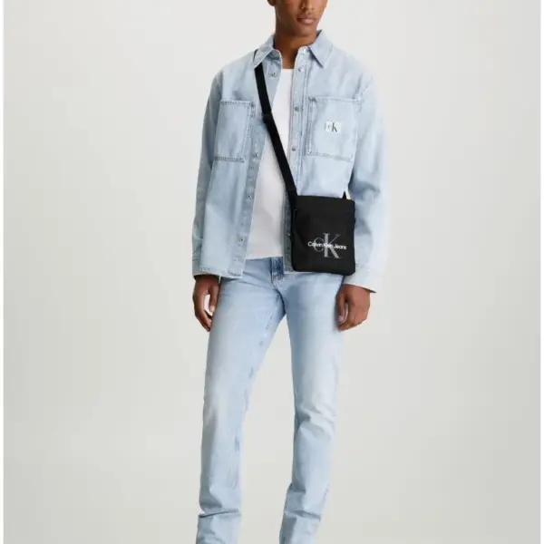 Calvin Klein - Ανδρική Τσάντα Ώμου / Χιαστί K50K511097-BDS Μαύρo