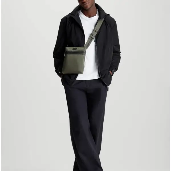 Calvin Klein - Ανδρική Τσάντα Ώμου / Χιαστί K50K511635-MRZ Λαδί