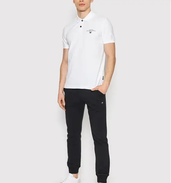 Napapijri - Elbas Ανδρική Μπλούζα Κοντομάνικη Polo NP0A4GDL-002 Λευκό
