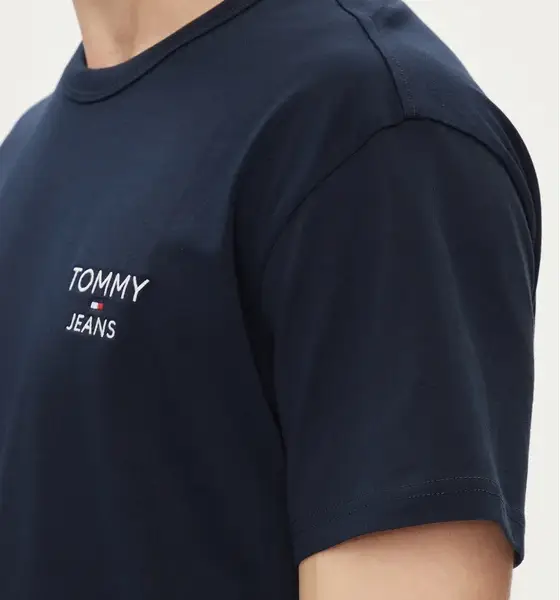 Tommy Hilfiger - Ανδρικό T-shirt Reg Corp T-Shirt Regular Fit DM0DM18872-C1G Μπλε Σκούρο