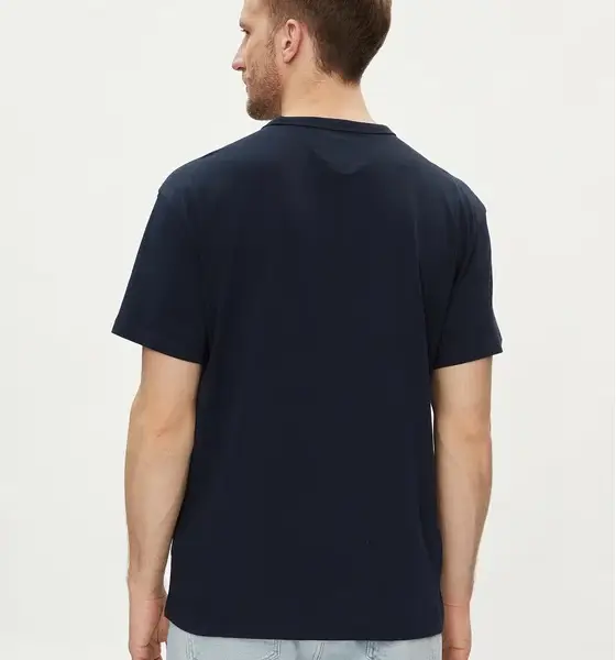 Tommy Hilfiger - Ανδρικό T-shirt Reg Corp T-Shirt Regular Fit DM0DM18872-C1G Μπλε Σκούρο
