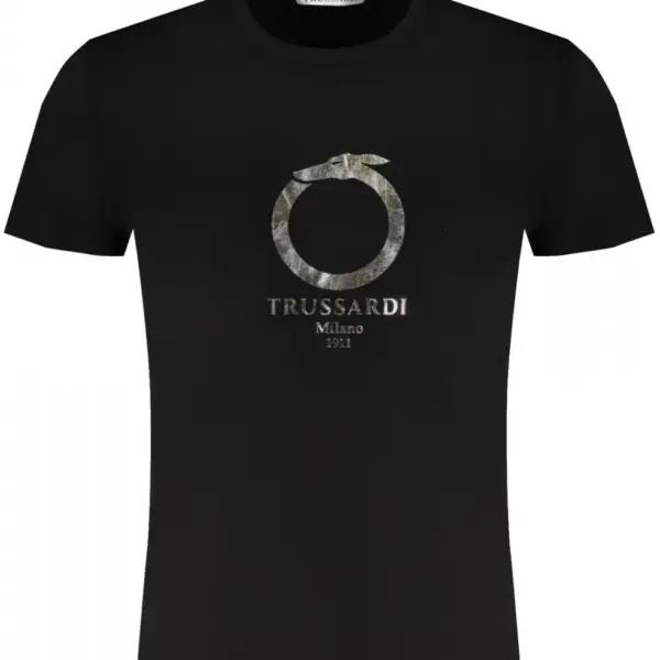 Trussardi Jeans - Ανδρικό T-Shirt TRU2MTS03-5BLKS Μαύρο