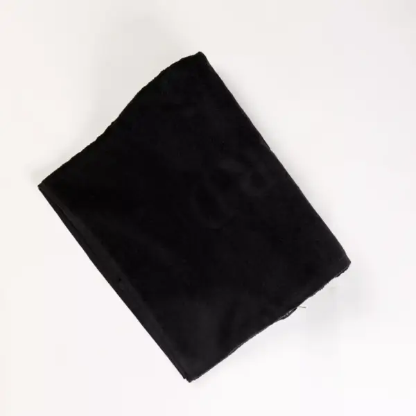 Trussardi Jeans - Πετσέτα Θαλάσσης Βαμβακερή σε Μαύρο Χρώμα (88x190εκ.) TRU2MTW01-03BLAC