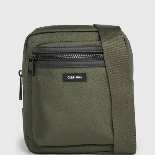 Calvin Klein - Ανδρική Τσάντα Ώμου / Χιαστί K50K511639-MRZ Λαδί
