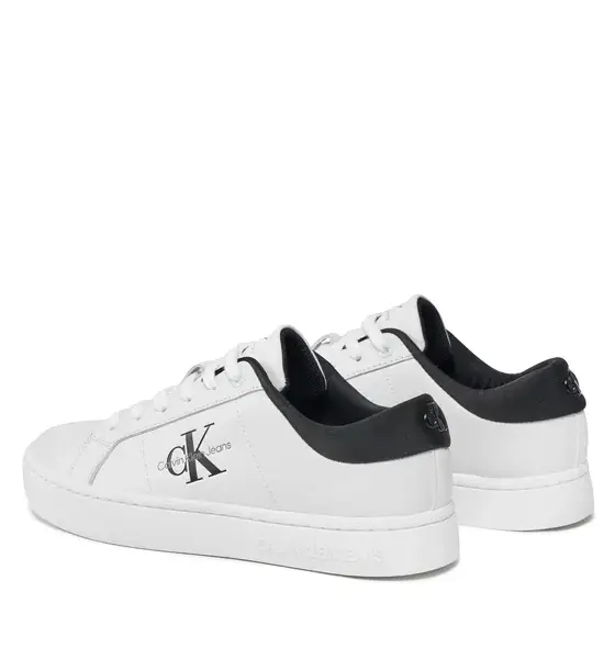 Calvin Klein - Γυναικεία Sneakers Cupsole Lowlaceup Lth Wn YW0YW01444-0GM Λευκό