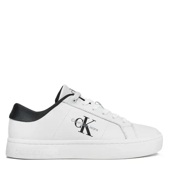 Calvin Klein - Γυναικεία Sneakers Cupsole Lowlaceup Lth Wn YW0YW01444-0GM Λευκό