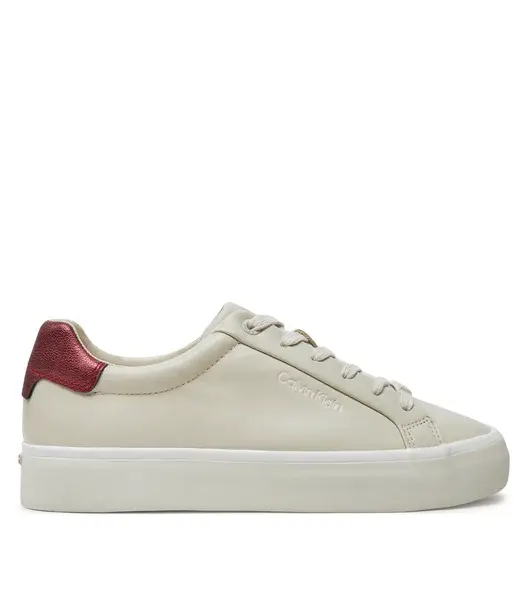 Calvin Klein - Γυναικεία Sneakers HW0HW02104-0IO Μπεζ