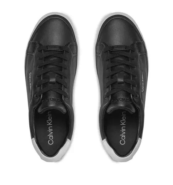 Calvin Klein - Γυναικεία Sneakers Vulc Lace Up - Diamond Foxing HW0HW01865--0GQ Μαύρο