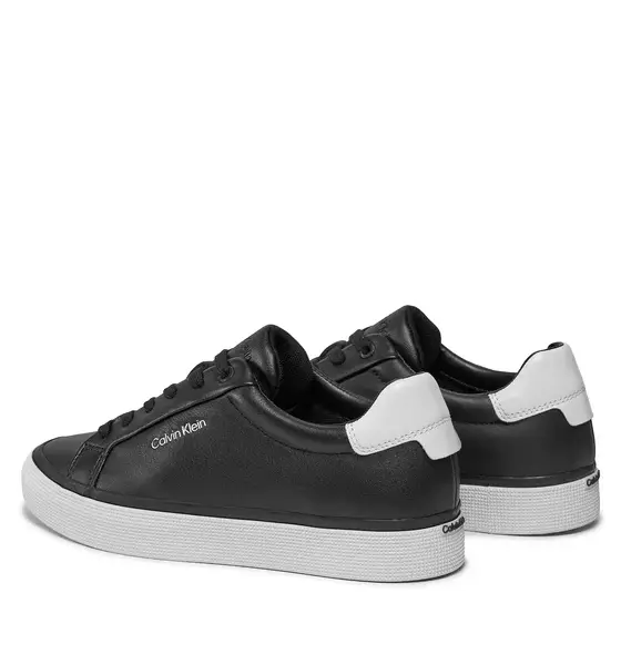 Calvin Klein - Γυναικεία Sneakers Vulc Lace Up - Diamond Foxing HW0HW01865--0GQ Μαύρο