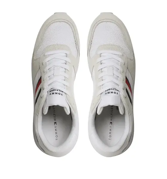 Tommy Hilfiger - Ανδρικά Sneakers Runner Evo Mix FM0FM04699-YBS Μπεζ