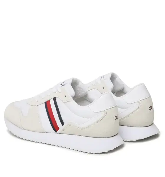 Tommy Hilfiger - Ανδρικά Sneakers Runner Evo Mix FM0FM04699-YBS Μπεζ