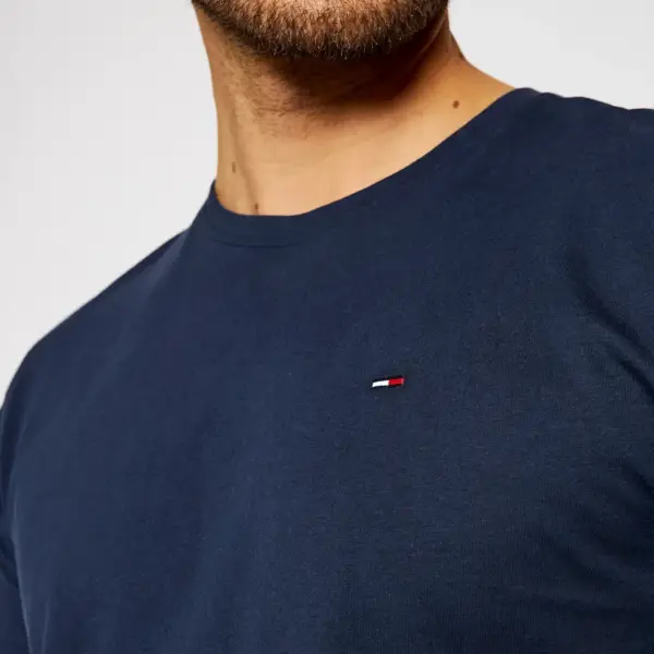 Tommy Hilfiger - Ανδρικό T-shirt Tjm Original Jersey Tee Regular Fit DM0DM04411-002 Μπλε Ναυτικό DM0DM04411-002