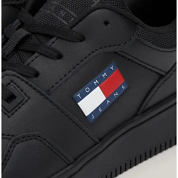 Tommy Hilfiger - Γυναικεία Sneakers Retro Basket EN0EN02505-BDS Μαύρo