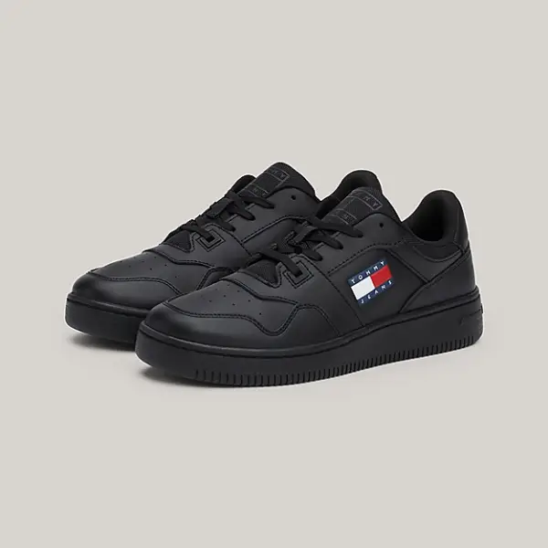 Tommy Hilfiger - Γυναικεία Sneakers Retro Basket EN0EN02505-BDS Μαύρo
