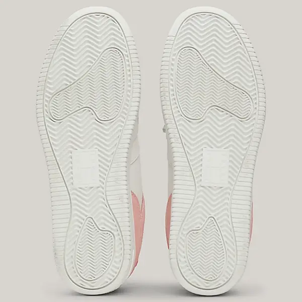 Tommy Hilfiger - Γυναικεία Sneakers Retro Basket Mix EN0EN02653-TH0 Λευκά