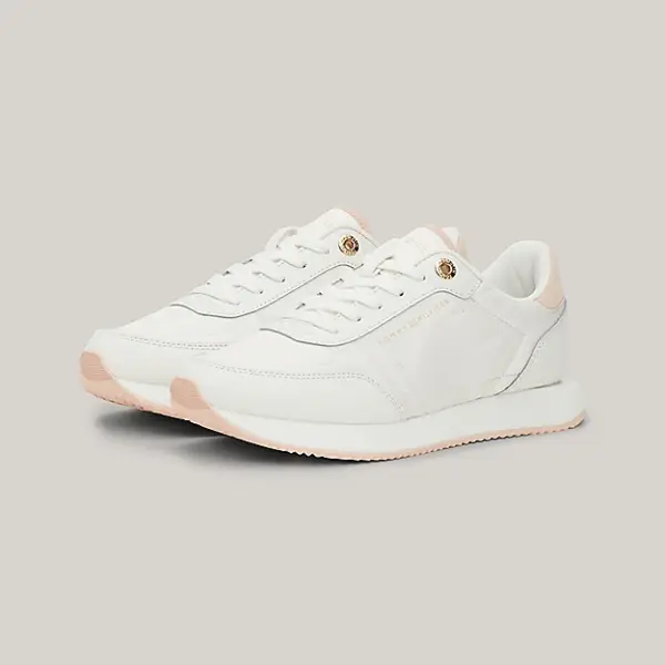 Tommy Hilfiger – Δερμάτινα Γυναικεία Sneakers FW0FW08004-TQ6 Ροζ