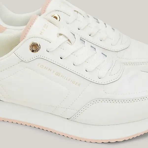 Tommy Hilfiger – Δερμάτινα Γυναικεία Sneakers FW0FW08004-TQ6 Ροζ