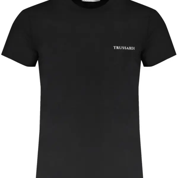 Trussardi Jeans - Ανδρικό T-Shirt TRU1MTS02-BLACK Μαύρο