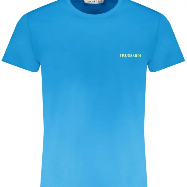 Trussardi Jeans - Ανδρικό T-Shirt TRU1MTS02-TEAL Γαλάζιο