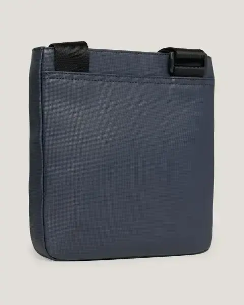 Tommy Hilfiger - Ανδρική Τσάντα Ώμου / Χιαστί Th Pique Mini Crossover AM0AM11783-DW6 Μπλε Ναυτικό