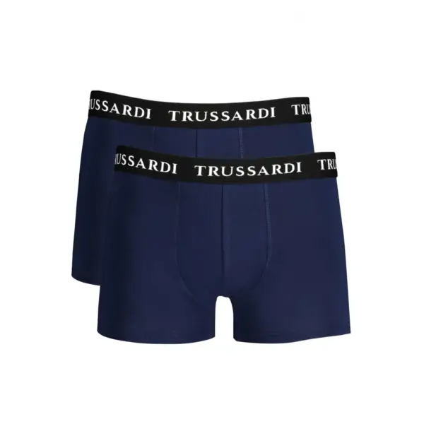 Trussardi - Ανδρικά Μποξεράκια 2Pack TRU2UTR02-17NAVY Μπλε Ναυτικό