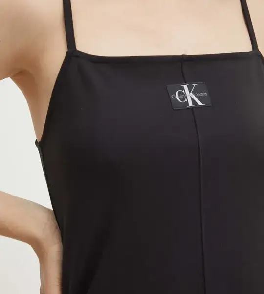 Calvin Klein - Camisole Από Βαμβακερό Jersey J20J223525-BEH Μαύρο