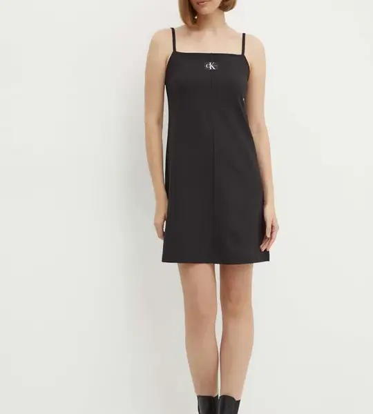Calvin Klein - Camisole Από Βαμβακερό Jersey J20J223525-BEH Μαύρο