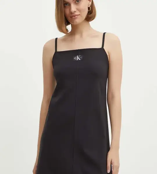 Calvin Klein - Camisole Από Βαμβακερό Jersey J20J223525-BEH Μαύρο