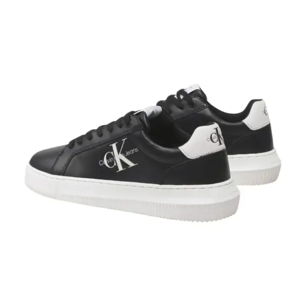 Calvin Klein - Cupsole Mono Lth Ανδρικά Chunky Sneakers YM0YM00681-0GJ Μαύρο YM0YM00681-0GJ