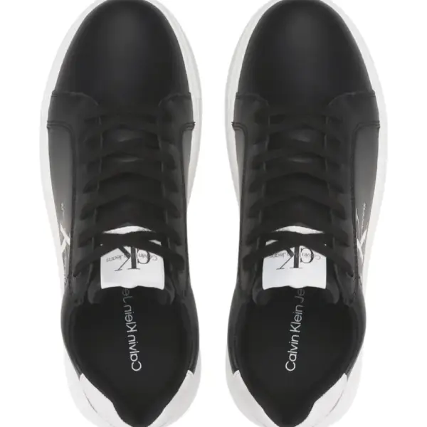 Calvin Klein - Cupsole Mono Lth Ανδρικά Chunky Sneakers YM0YM00681-0GJ Μαύρο YM0YM00681-0GJ