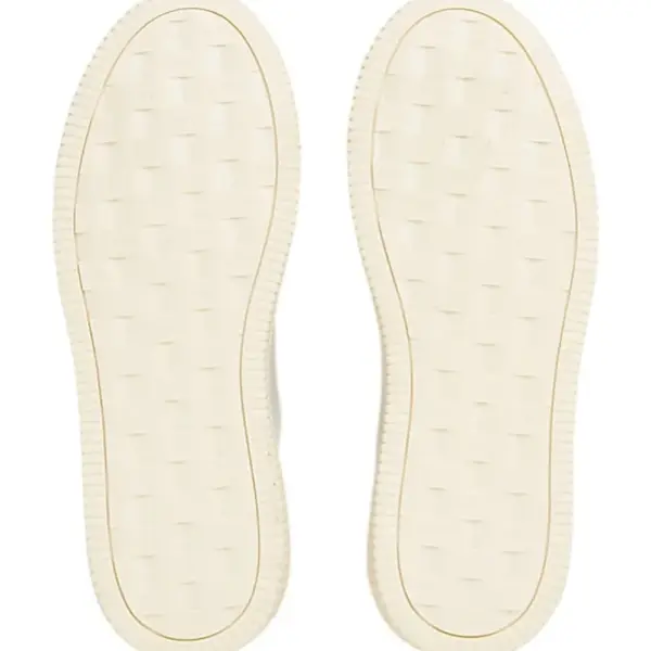 Calvin Klein - Cupsole Mono Lth Ανδρικά Chunky Sneakers YM0YM00681-0KV Λευκό YM0YM00681-0KV